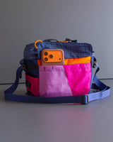 Chalk Bucket in Navy & Pink