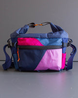 Chalk Bucket in Navy & Pink