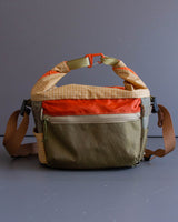 Chalk Bucket in Brick Red and Dark Olive