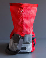 Chalk Bucket in Red & Grey
