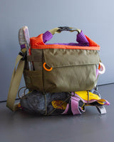 Chalk Bucket in Purple & Orange