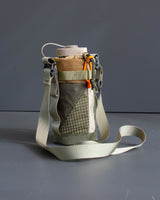 Olive Patchwork Bottle Bags