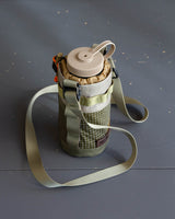 Olive Patchwork Bottle Bags