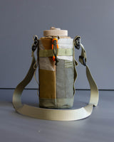 Olive Patchwork Bottle Bags