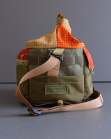 Chalk Bucket in Brick Red and Dark Olive