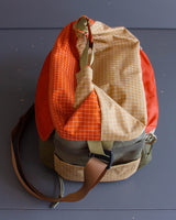 Chalk Bucket in Brick Red and Dark Olive