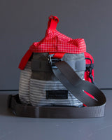 Chalk Bucket in Red & Grey