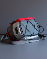 Chalk Bucket in Red & Grey